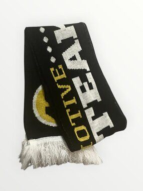 Beatsteaks Lokomotive 48/49 Scarf Unisex Fringe Black & Yellow 48 & 49 7inx60in